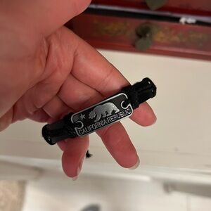 California Republic Black Bracelet